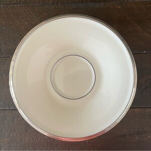 Lenox Solitaire Bone China Ivory Platinum 6" Saucer Made in USA